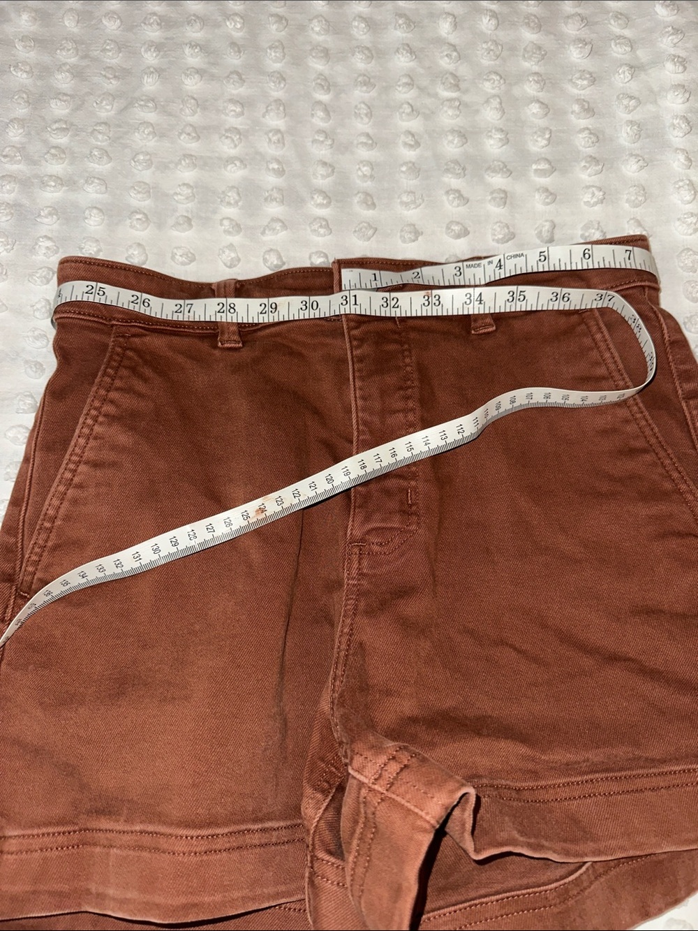 Everlane High-Rise Chestnut Women’s Shorts - Picture 6 of 6
